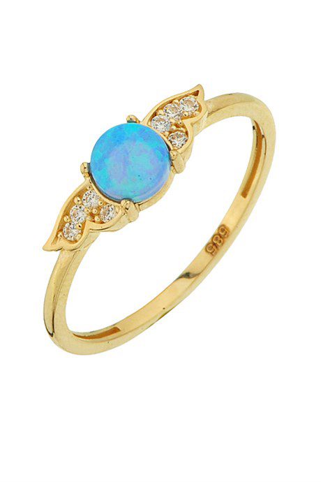 Altın Mavi Opal Taşlı Melek Kanadı Yüzük Altınkenti'nin Altın Renkli Taşlı Yüzük kategorisindeki altın yüzük modelleri ve fiyatları takılarından birisidir.